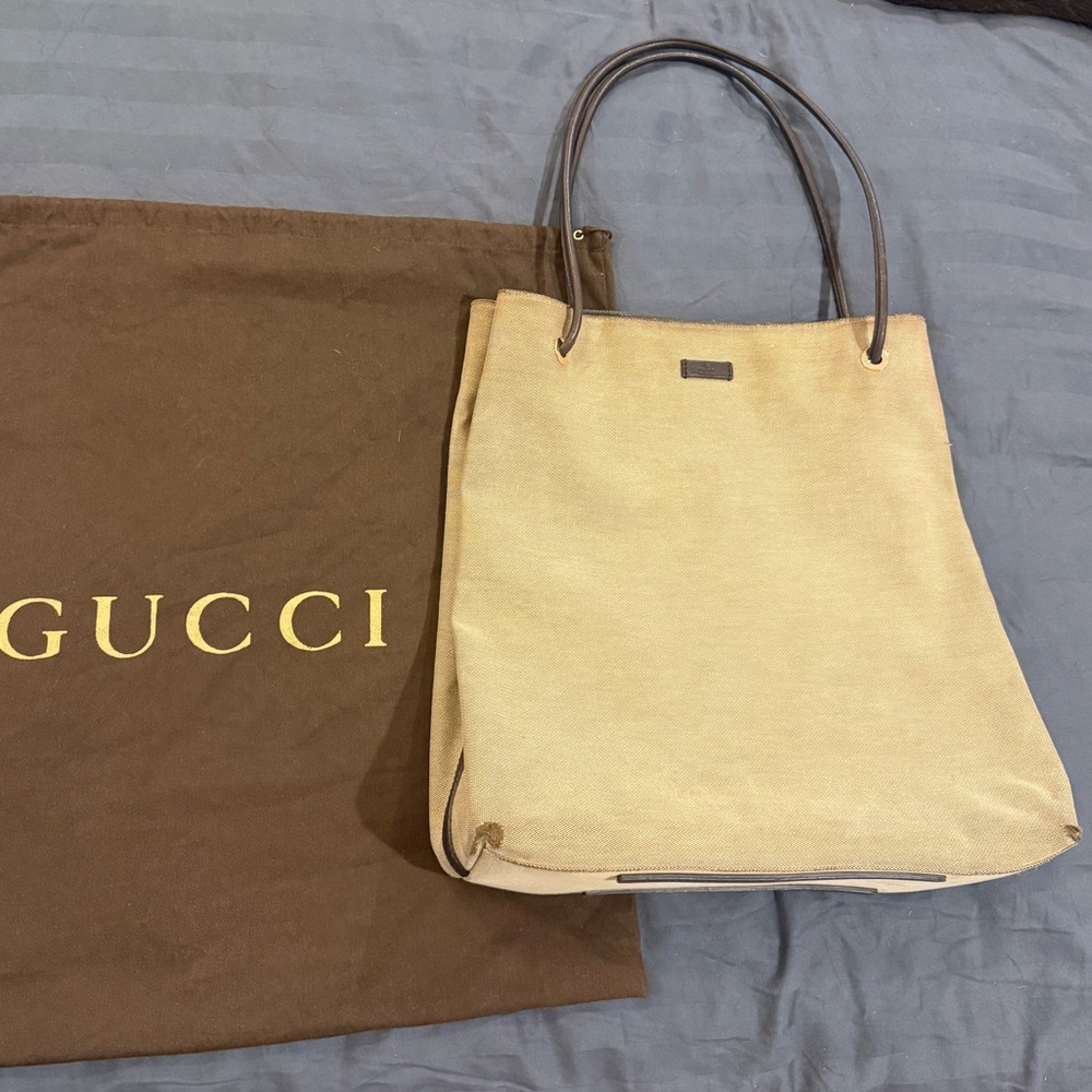 Gucci Canvas Tote Bag